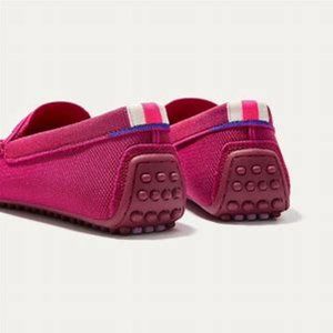 Rothy's Bright Rasperry *RARE* Driving Loafers Size 9 EUC